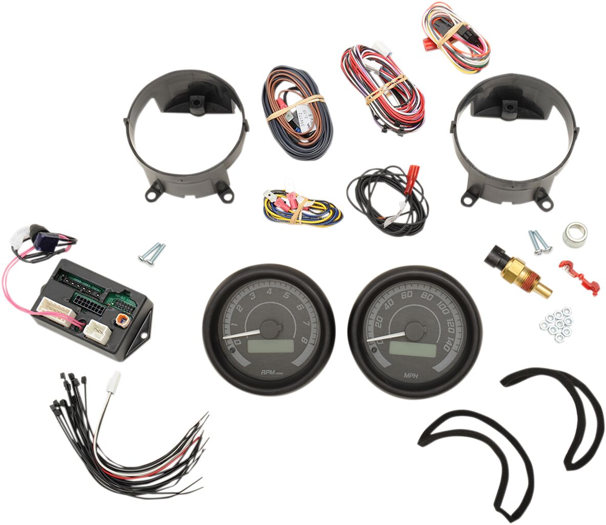 GAUGE 2PK BLK/GRY BLK