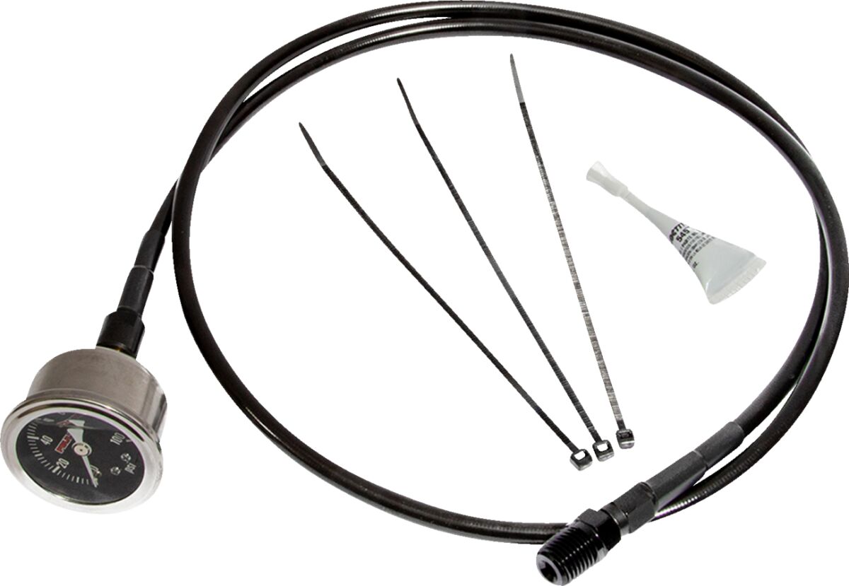 GAUGE OIL PRESSURE M8 BK