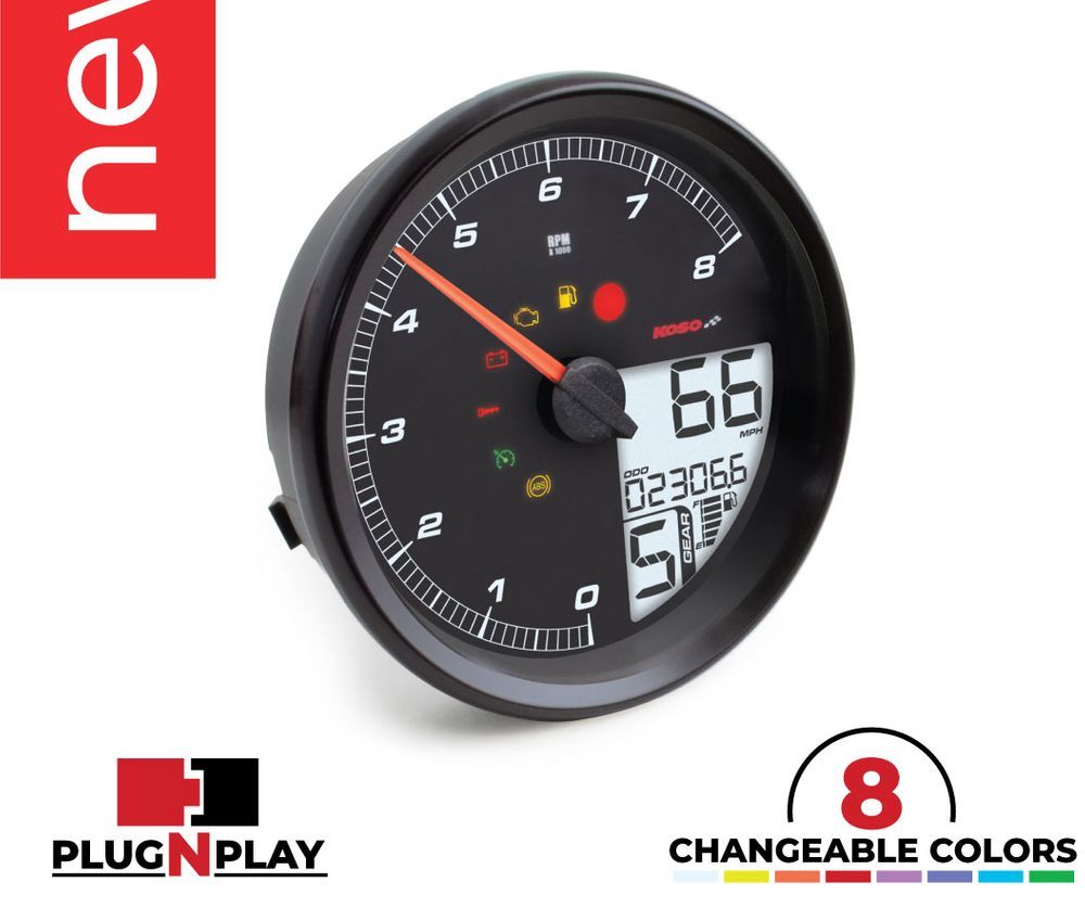 GAUGE HD-05 FXD 15-17 BLK