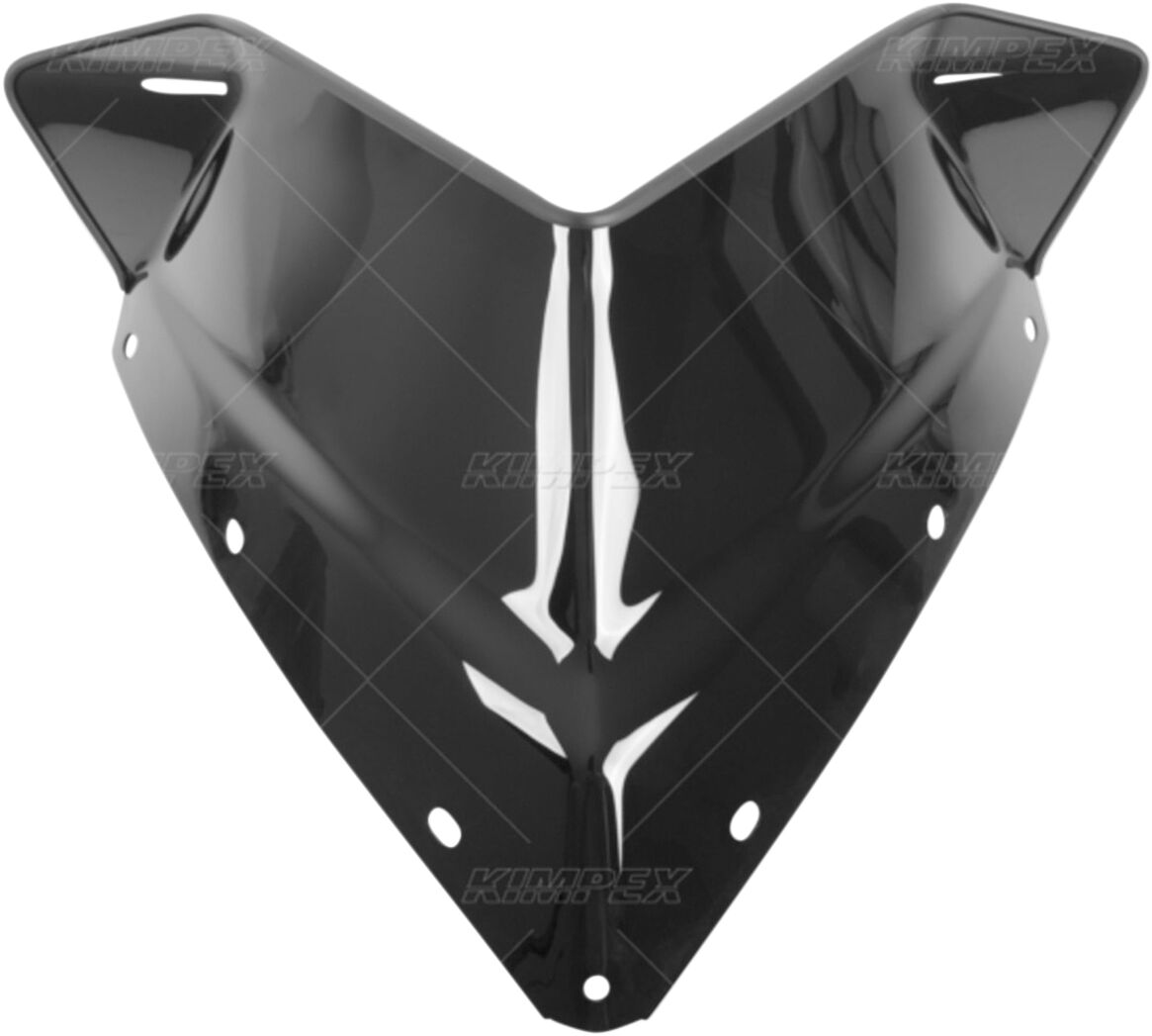 WINDSHIELD LOW BLK POL