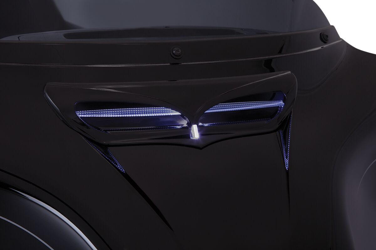 TRIM FAIRING BLK W/LT