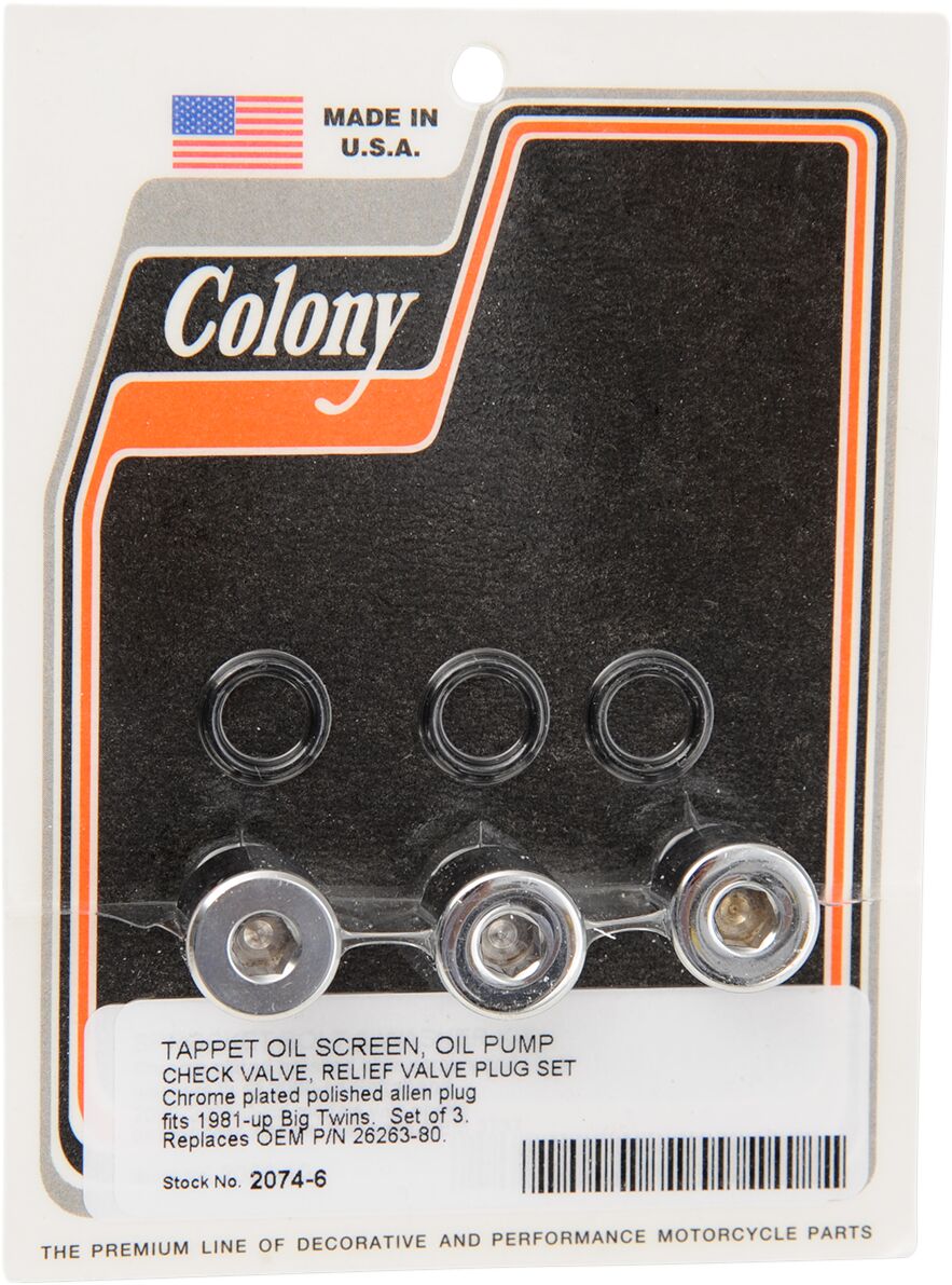 PLUG KT OIL PUMP 81-99 BT