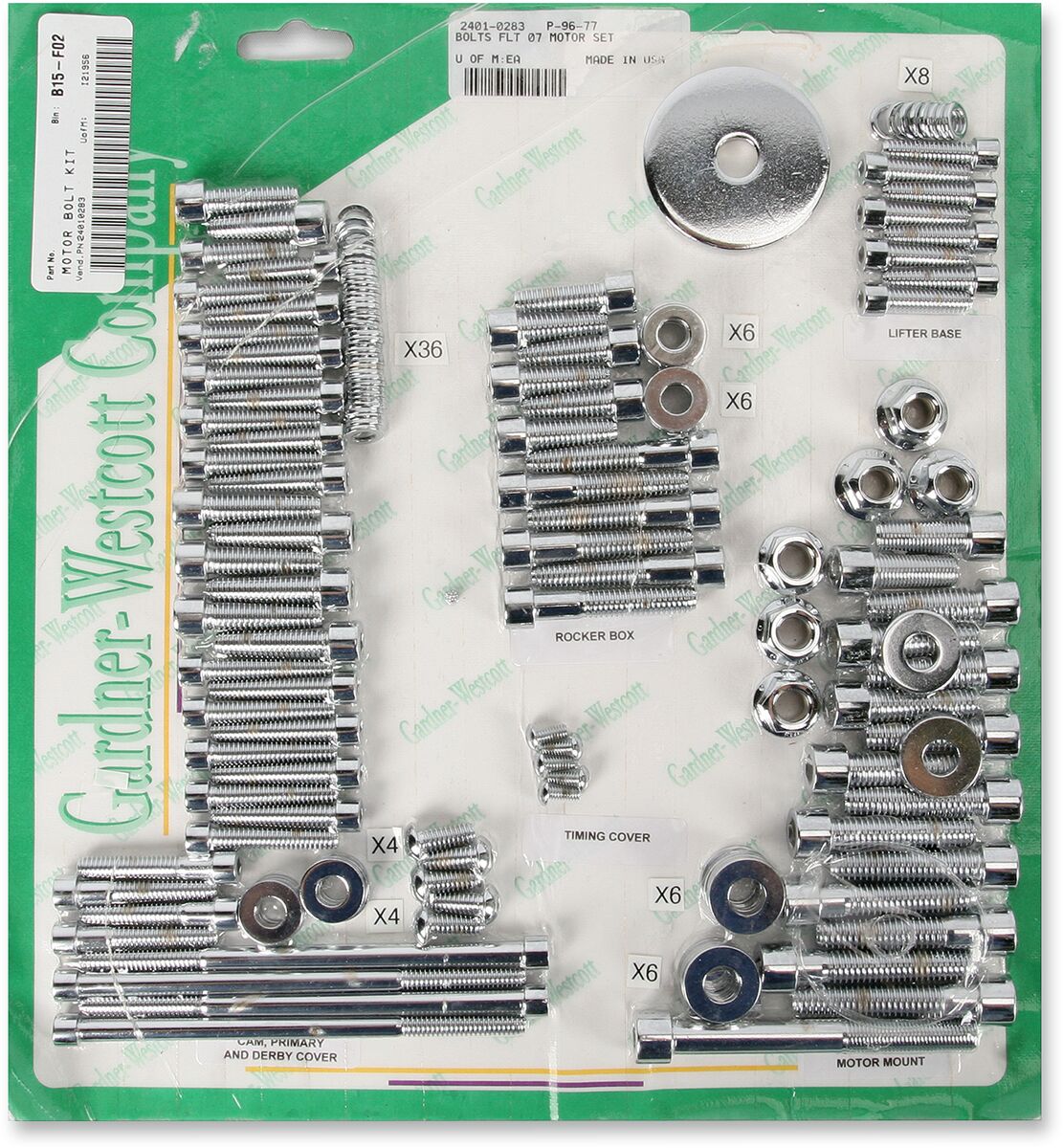 BOLTS MOTOR SET07-16 FLHT