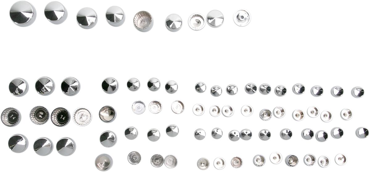 COVERS BOLT 86-03XL CHR