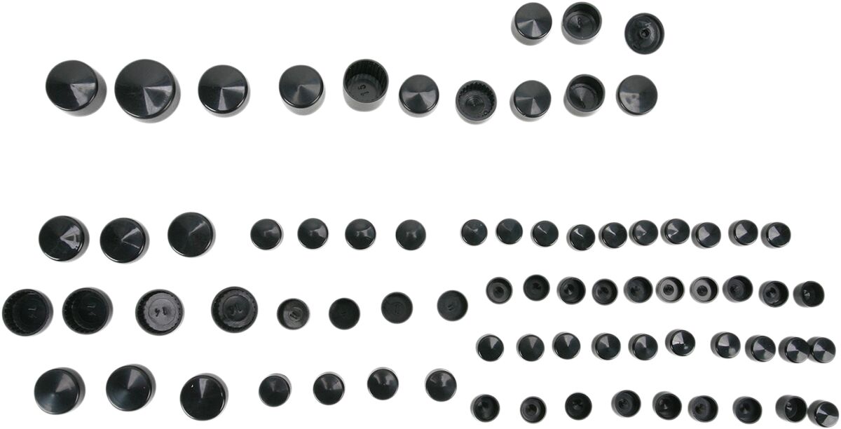 COVERS BOLT 86-03XL BLK