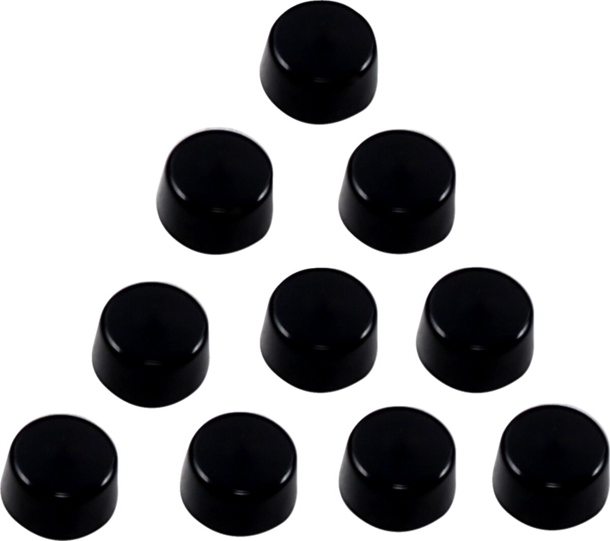 COVER BOLT 7/16 HEX BLK
