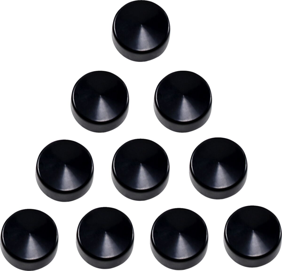 COVER BOLT 3/4 HEX BLK