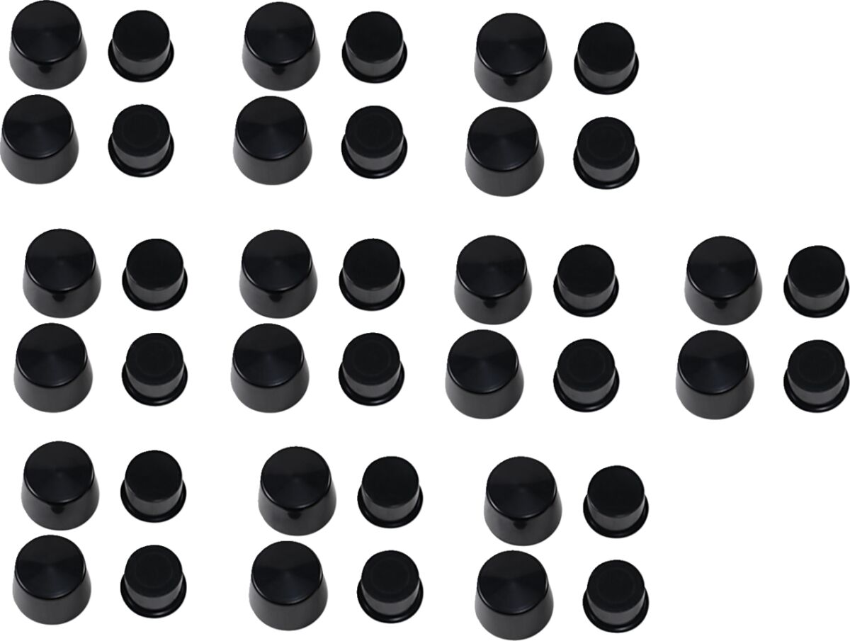 COVER BOLT DEEP 1 HEX BK