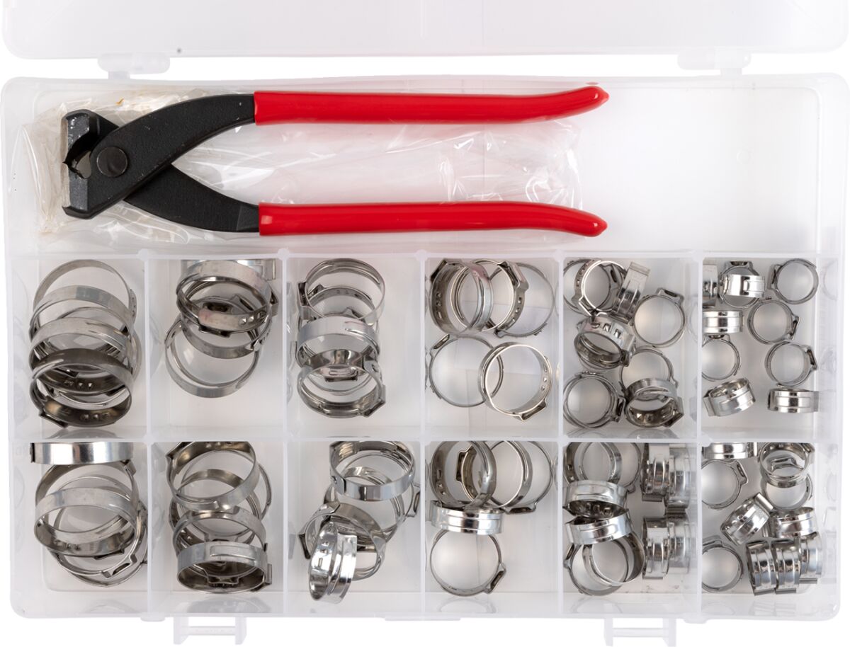 KIT EAR CLAMP ASSORTMENT W JAW