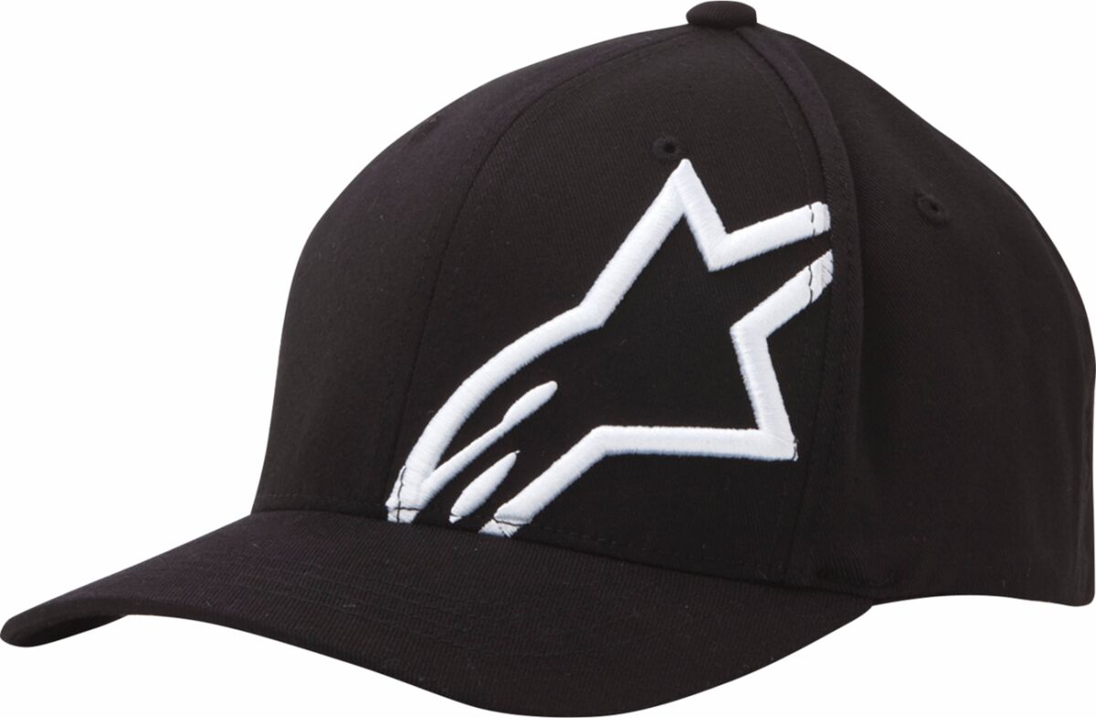 HAT CORP SHFT 2 BK/WT LXL