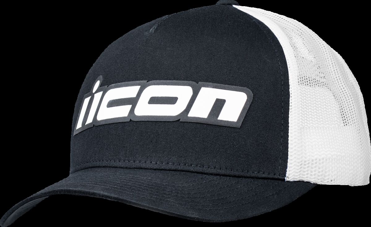 HAT ICON SLANT BK