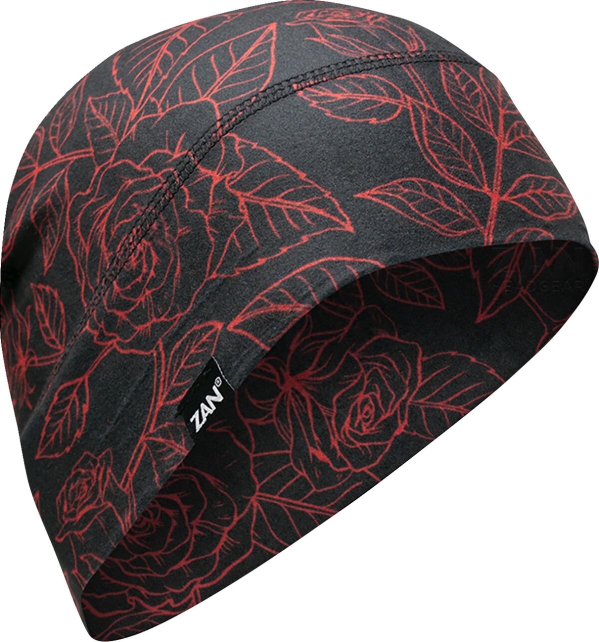 BEANIE SPFLX RD BK ROSES