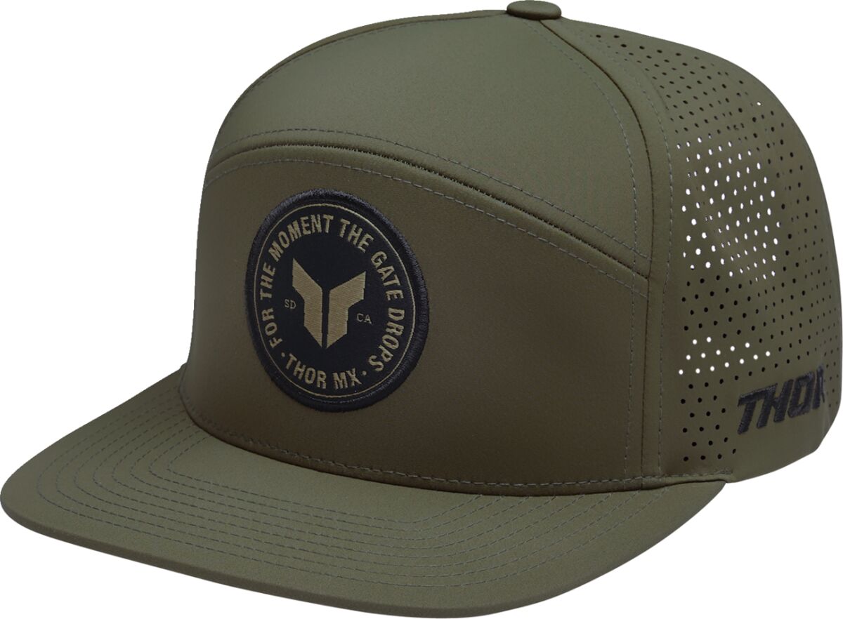 HAT BADGE HTR OLIVE