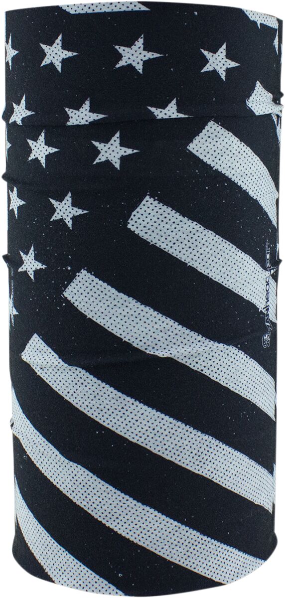 MOTLEY TUBE FLEECE B W FLAG