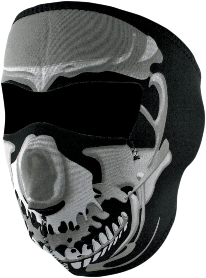 FACE MASK CHROME SKULL
