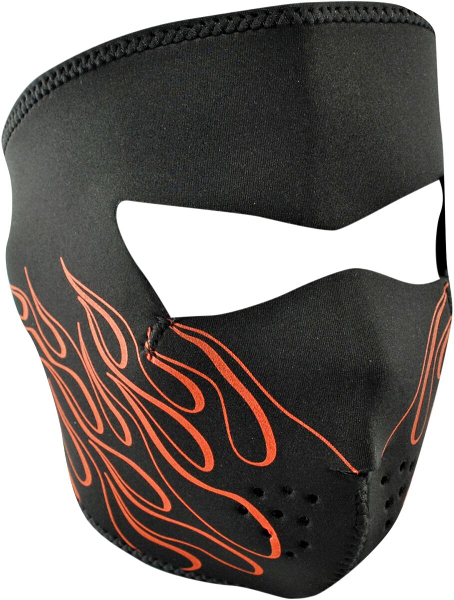 FACE MASK ORANGE FLAME