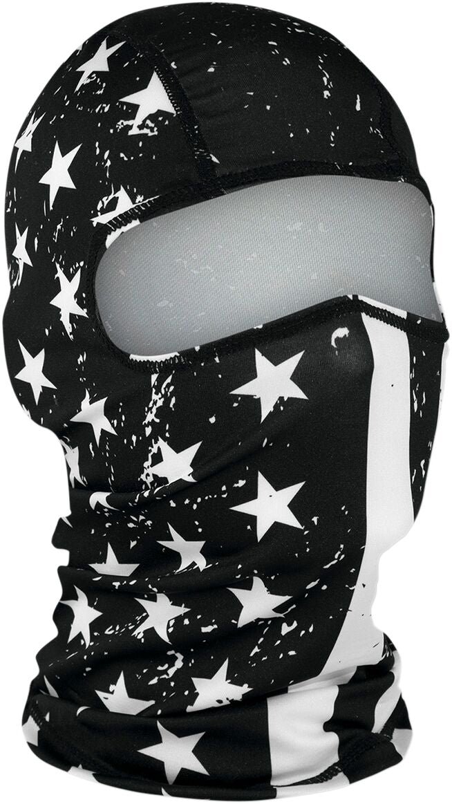 BALACLAVA BK/WH FLAG