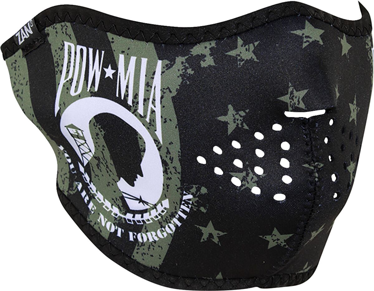 HALF MASK POW MIA FLAG