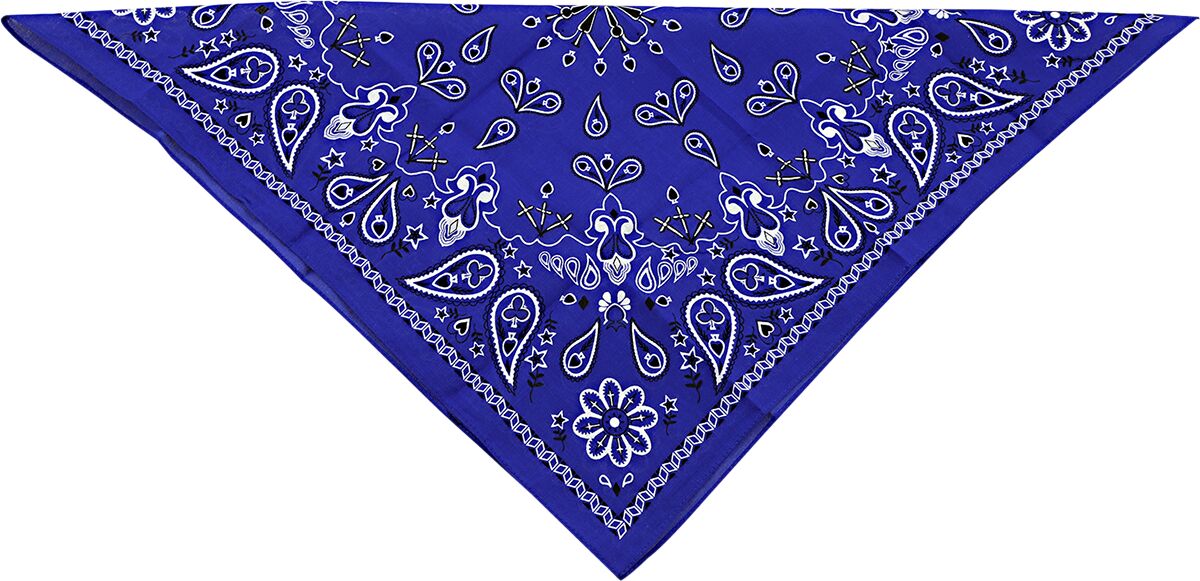 BANDANA COTTON NVY PAISLY