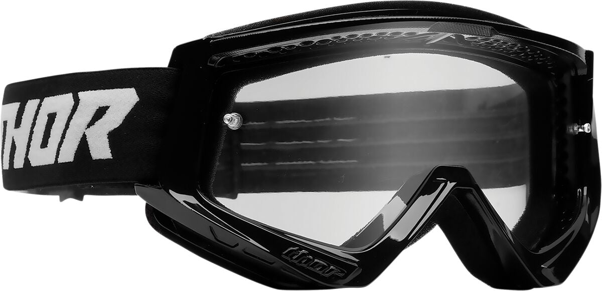 GOGGLE COMBAT RACER BK/WH