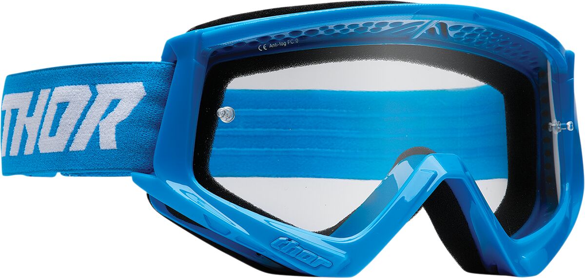 GOGGLE COMBAT RACER BL/WH