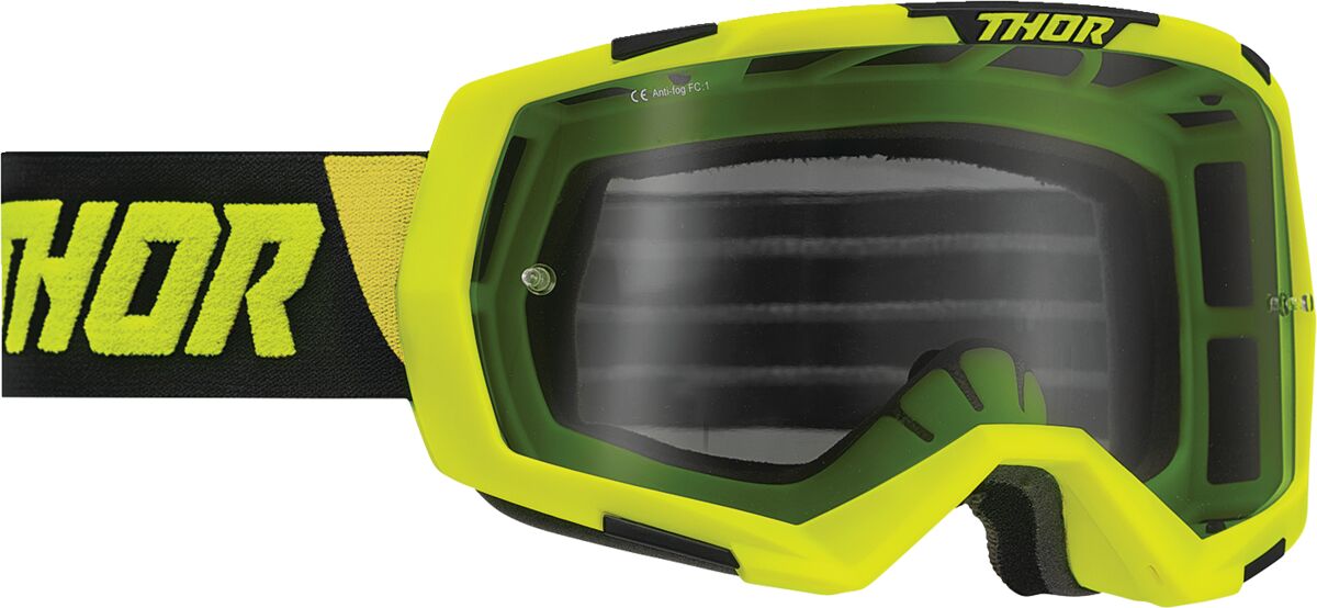 GOGGLE REGIMENT LIME/BK