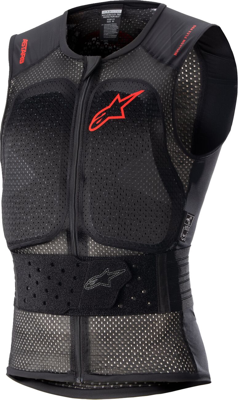 VEST NUC FLX PRO BK/RD L