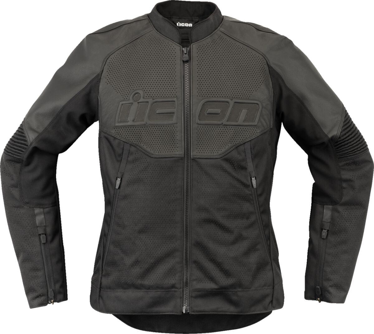 JACKET WM OVERLORD3 LEATHER BK