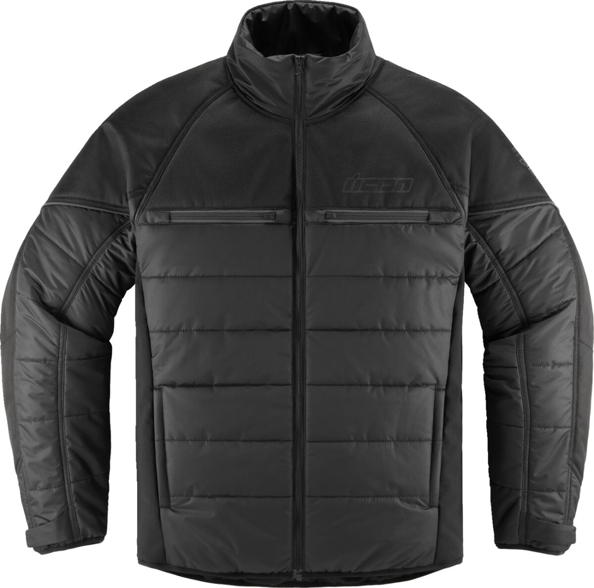 JKT GHOST PUFFER BK/CH 3X