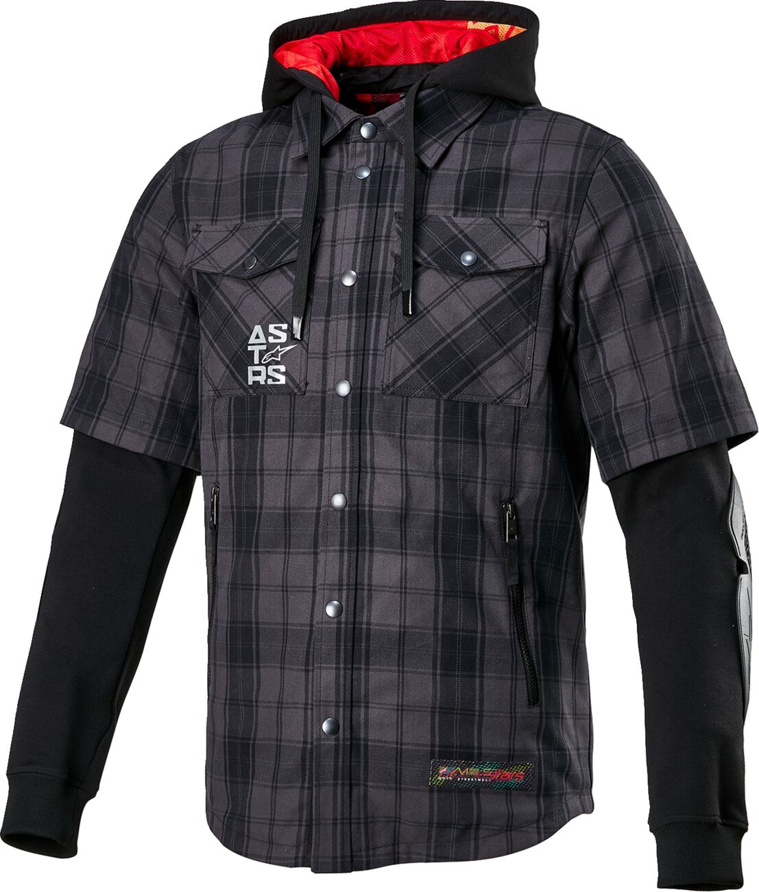 JACKET TARTAN SHIRT GY XL