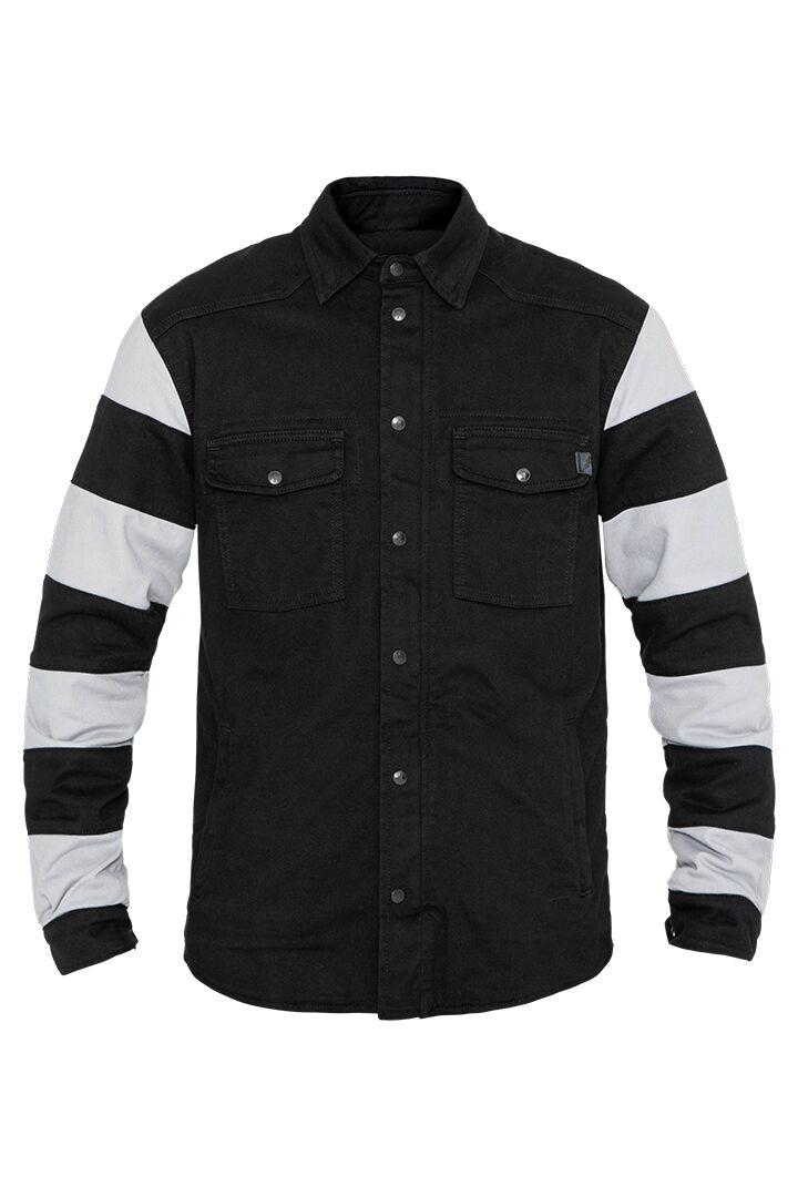 MOTOSHIRT PRISON BLACK/WHITE X