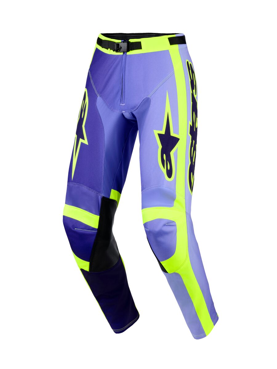 PANT RACER PORTL PURPLE/YEL 28