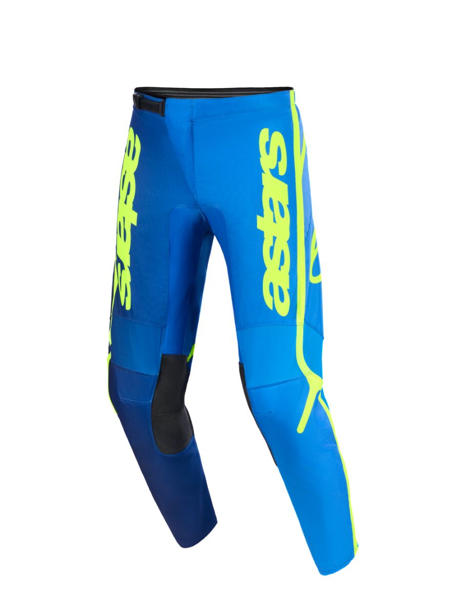 PANT FLUID APEX BLUE/YEL 40
