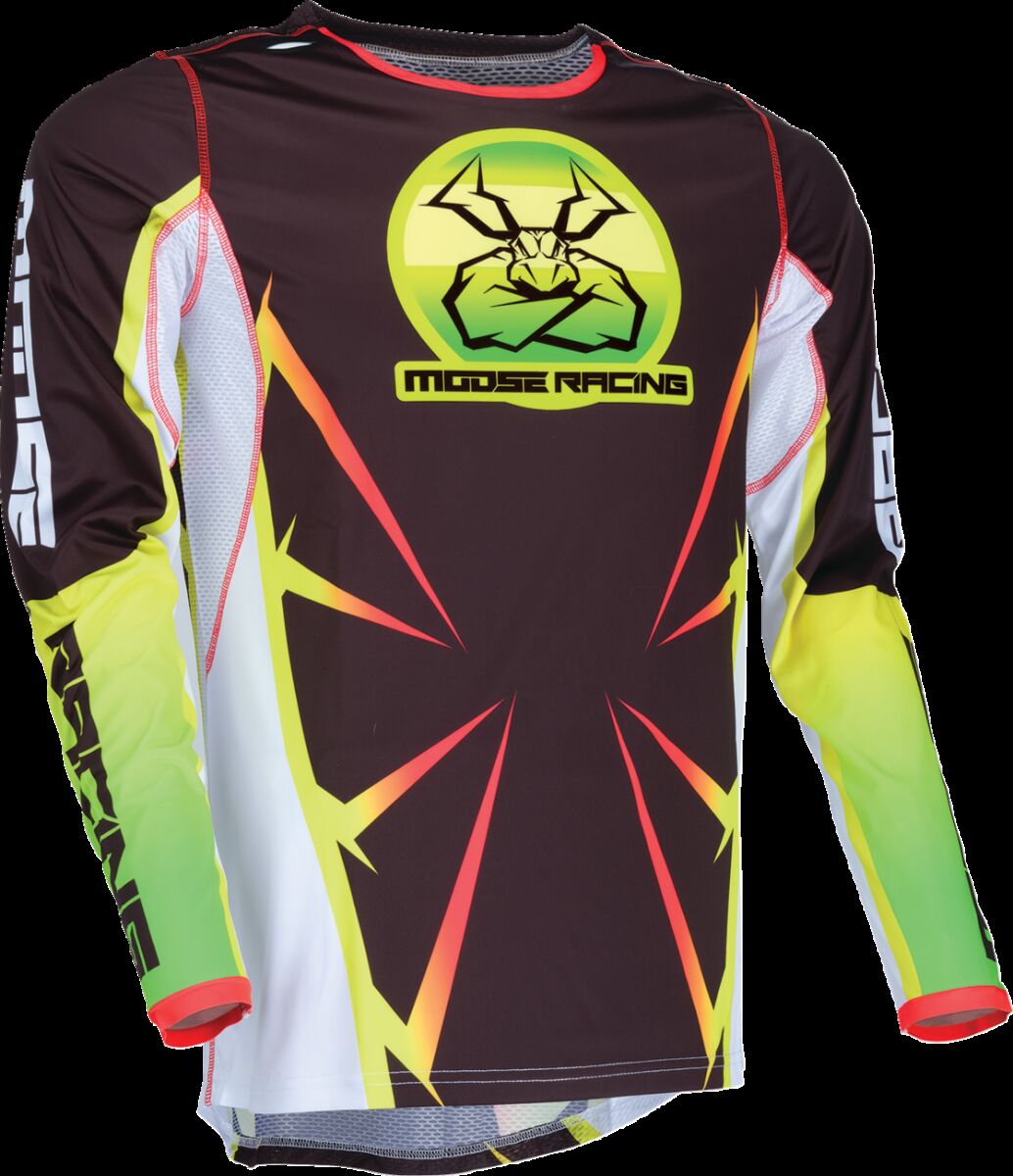 JERSEY AGROID BK/YL/WH LG