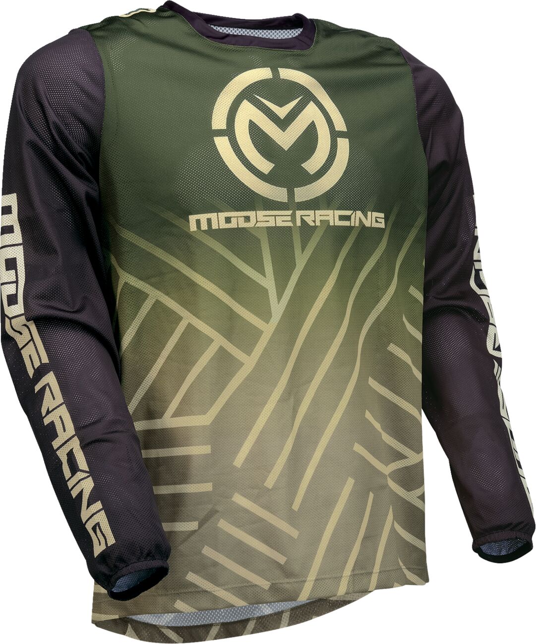 JERSEY SAHARA GREEN/BLACK LG