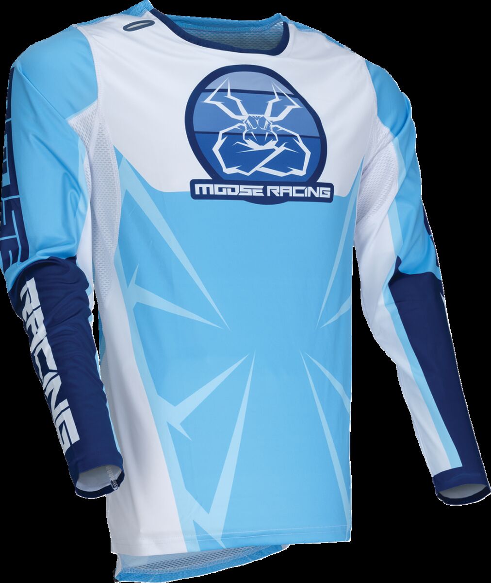 JERSEY AGROID BLUE/WHITE XL