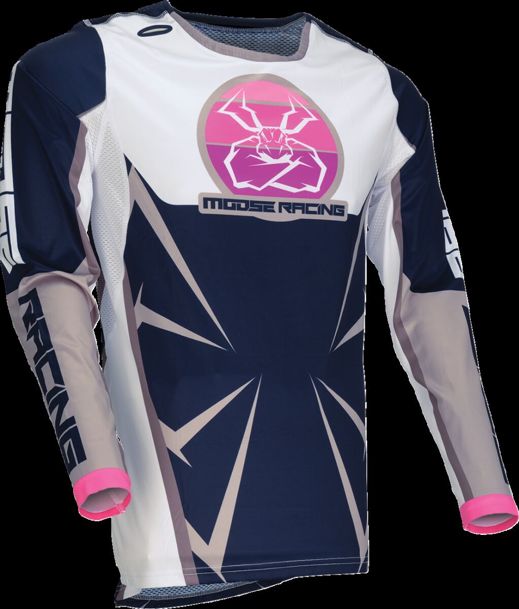 JERSEY AGROID NAVY/WHITE XS