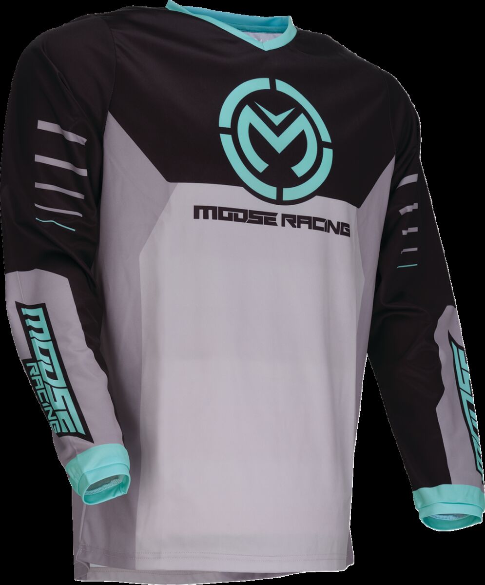 JERSEY QUALIFIER GRAY/TEAL 5XL