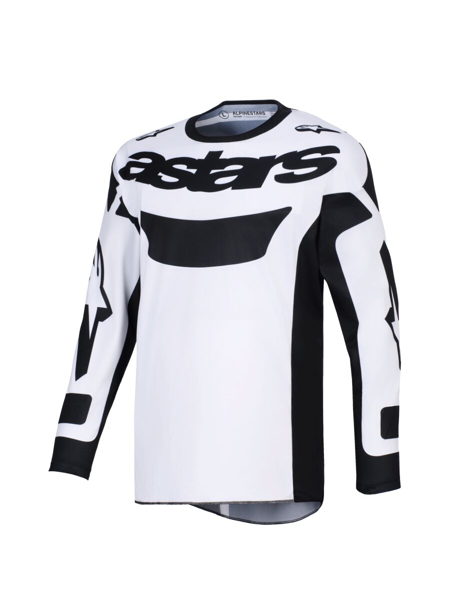JERSEY RACER RIWAY WH/BLACK 2X