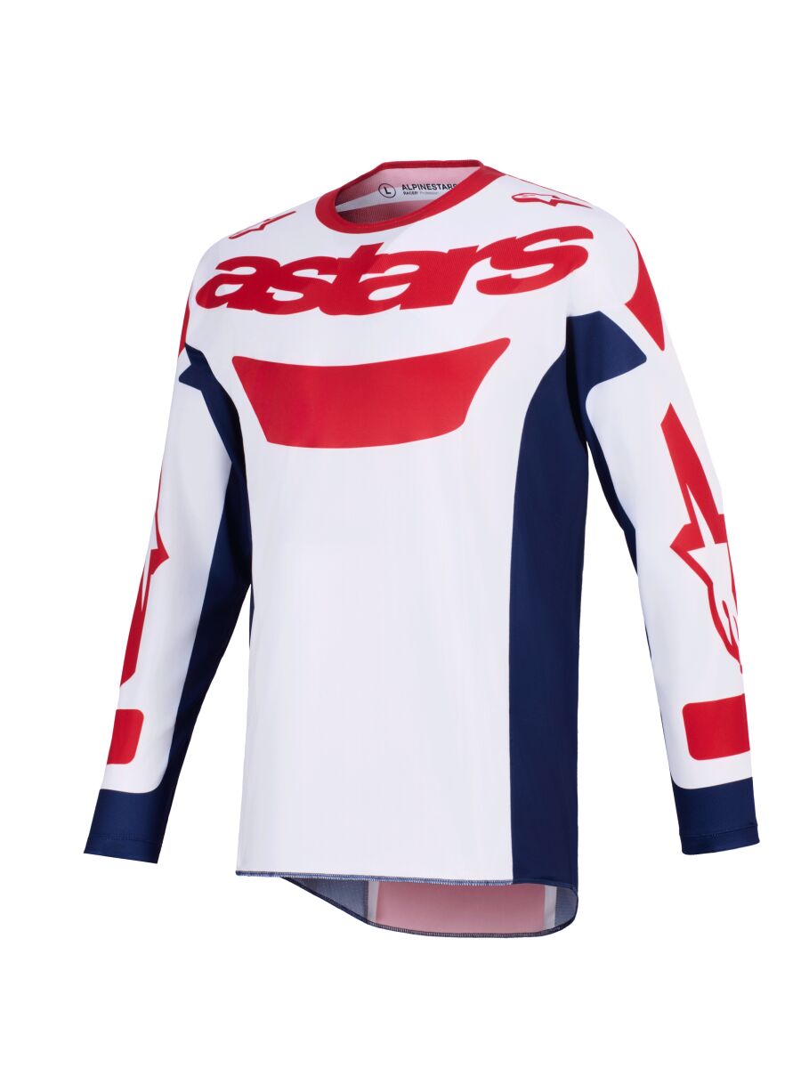 JERSEY RACER RIWAY WH/BLUE/RED