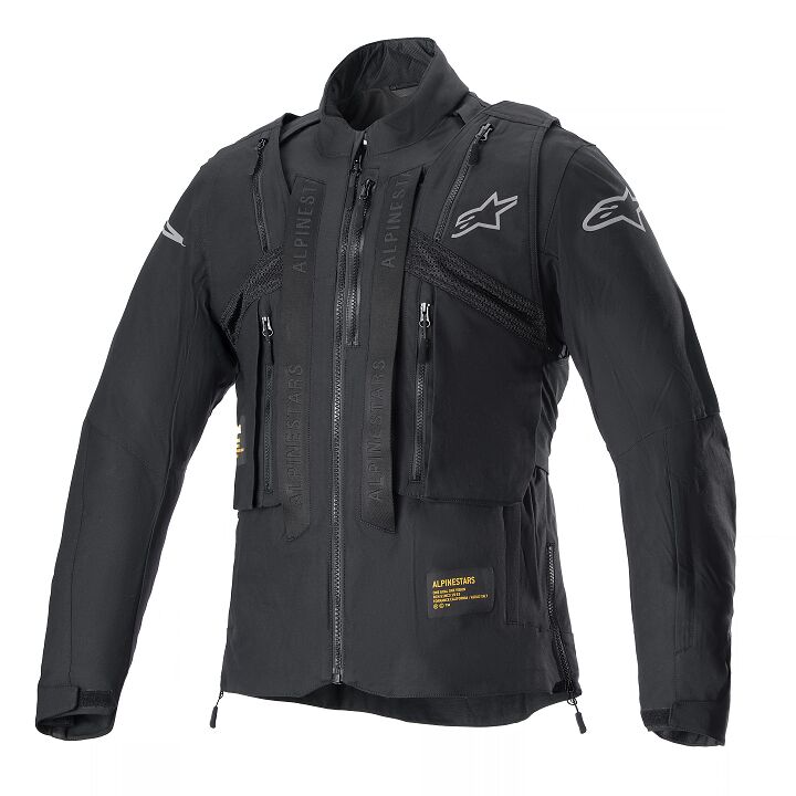 JACKET TECHDURA BLK/SILV S