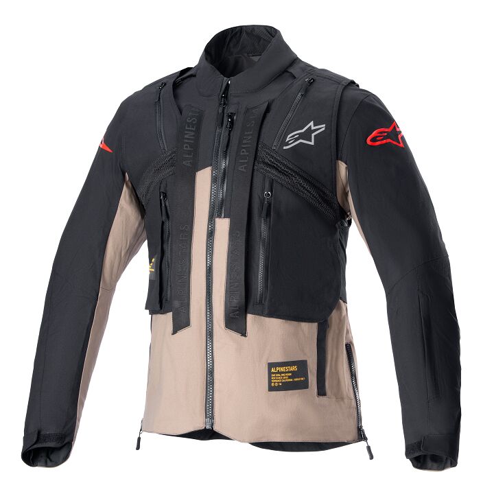 JACKET TECHDURA BLK/BR M