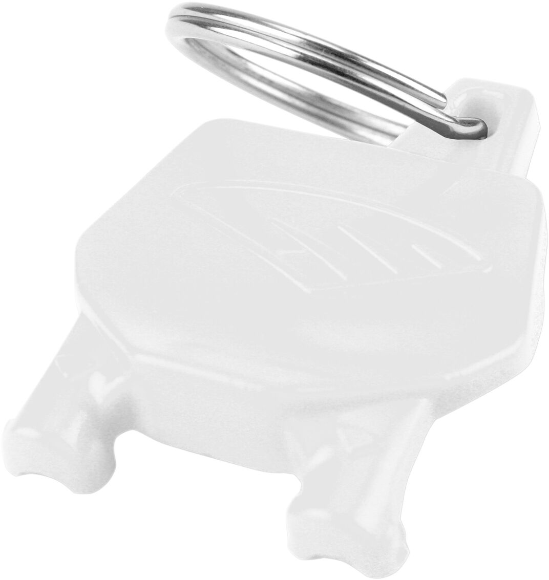 CYCRA PLATE# KEY-RING WH