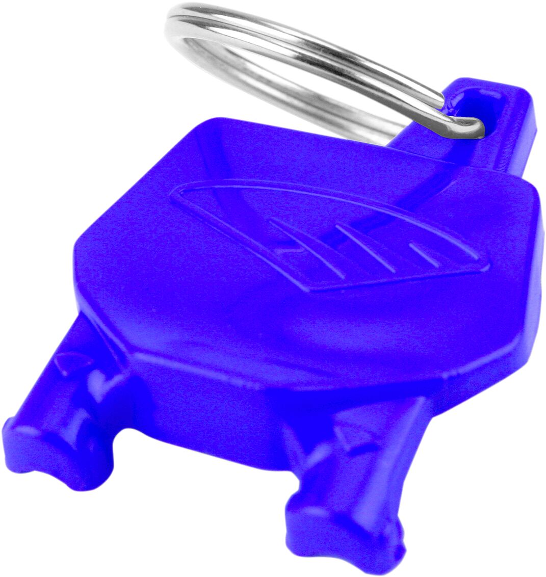 CYCRA PLATE# KEY-RING BL