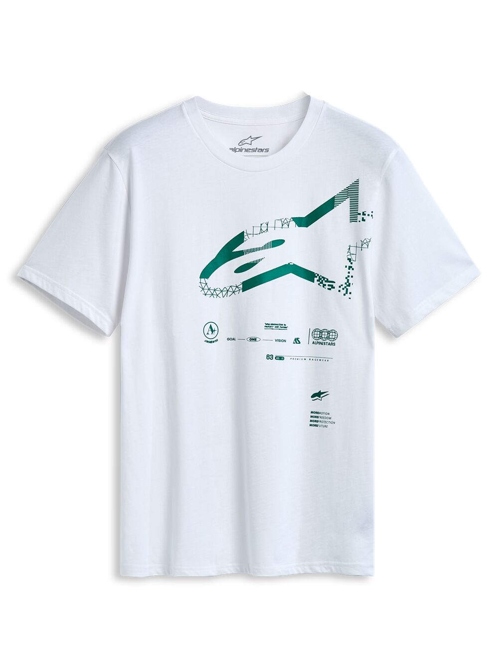 TEE SS CSF GEOGRAFICA WHITE 2X