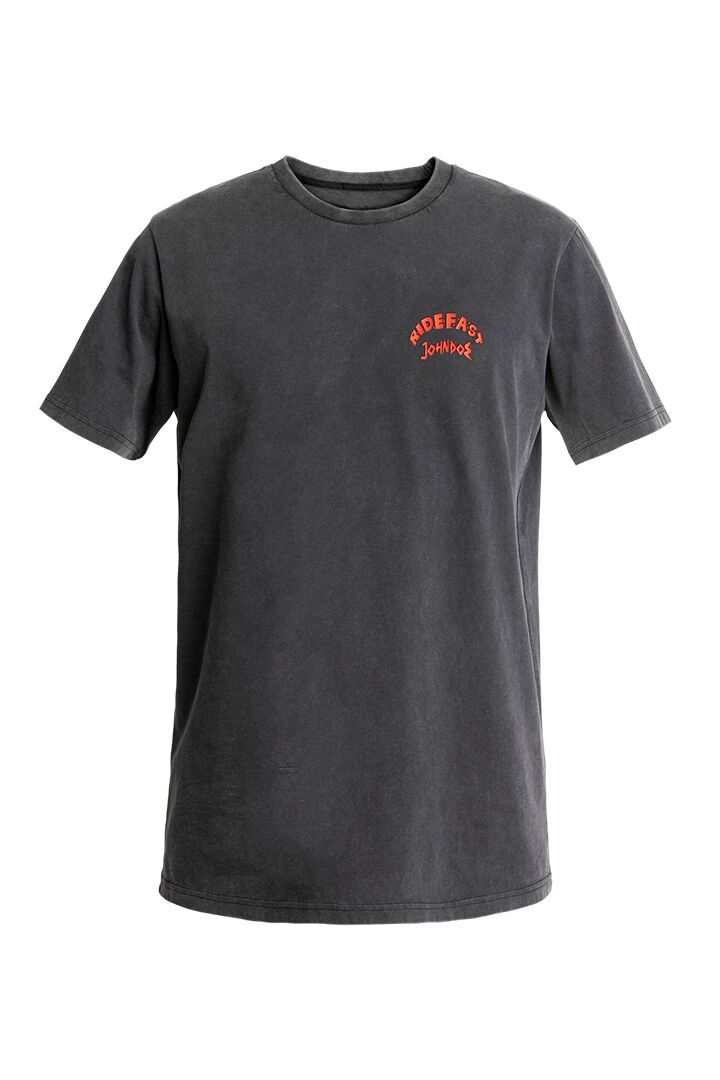TEE LION FADED BLACK LG