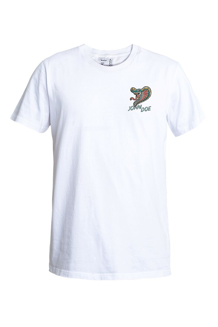 TEE SNAKE II WHITE XL