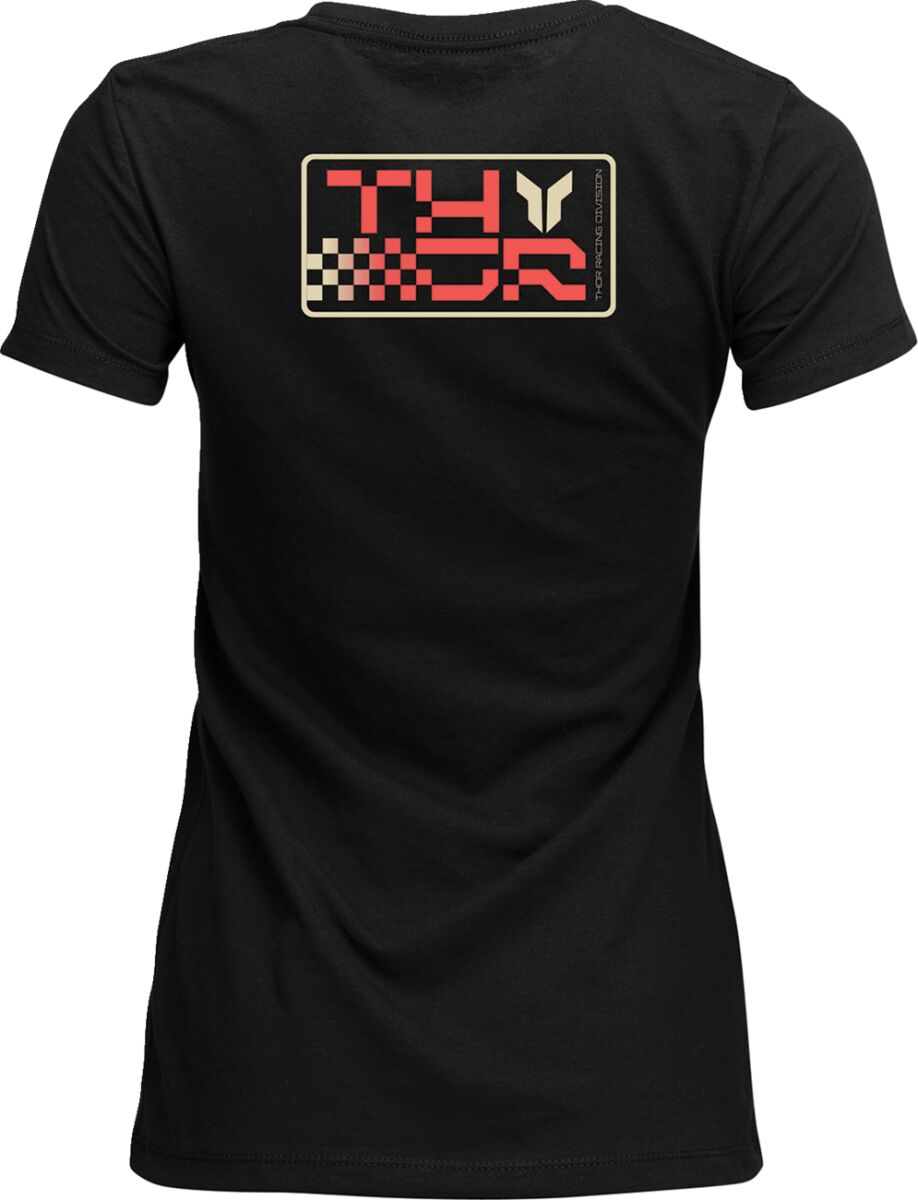 TEE WOMENS VANTAGE BLACK XL