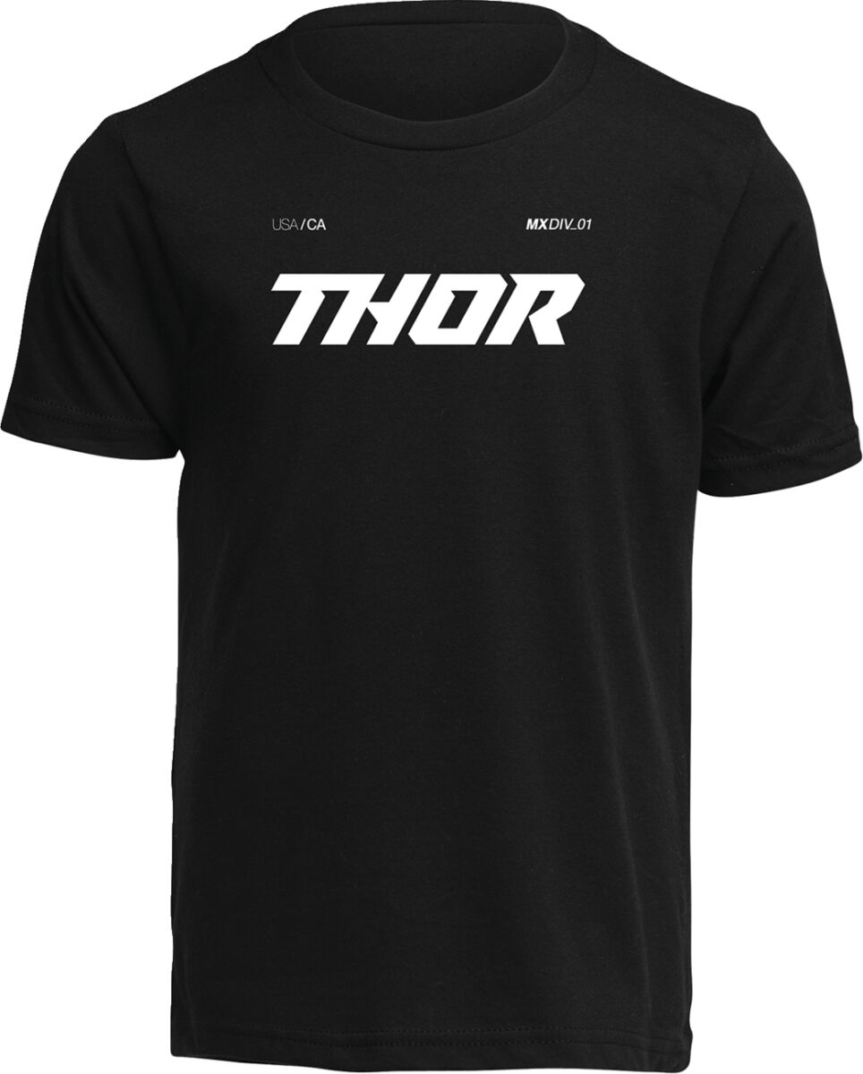 TEE YTH BRAVE BLACK MD