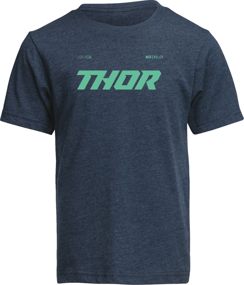 TEE YTH BRAVE PETROL BLUE SM